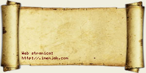 Jovana Rubežanović vizit kartica